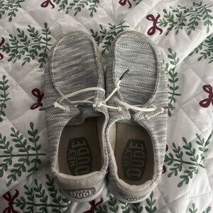 Hey Dude Light Gray Slip-On Shoes